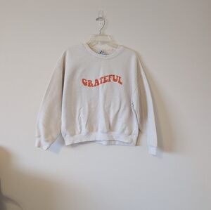 Princess Polly 'Grateful' Sweatshirt Size US 6